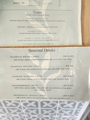Menu photo 1 Alms + Fare St. Augustine, FL