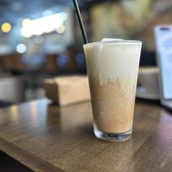 MarMo Cafe & Lounge - Iced Coconut Latte with Vanilla Bean  Froth