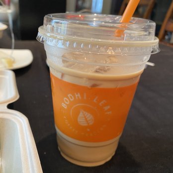 Bodhi Leaf Coffee Traders - Lavender Latte - so good!! - Coffee & Tea Near Me - La Habra, California Bodhi Leaf Coffee Traders - Lavender Latte - so good!! - Coffee & Tea Near Me - La Habra, California