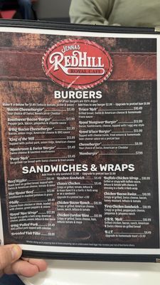 Menu photo 2 Red Hill Royal Cafe Coloma, WI Menu photo 2 Red Hill Royal Cafe Coloma, WI