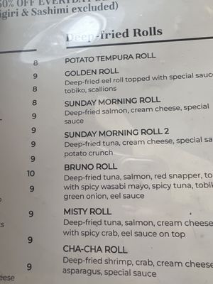 Menu photo 4 Sushi Factory Columbus, OH