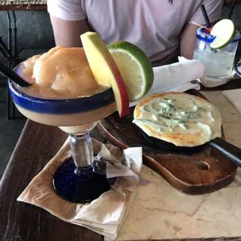 Oh! Mexico - Tamarind margarita and queso fundido w/ peppers - Mexican Near Me - Miami Beach, Florida
