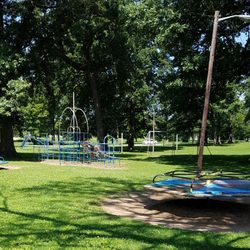 Baker Park - Old school playground equipment