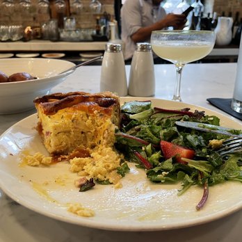 Willow Room - Bacon, egg and cheddar frittata. - Wine Bars Near Me - Chicago, Illinois Willow Room - Bacon, egg and cheddar frittata. - Wine Bars Near Me - Chicago, Illinois