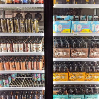 Scuttlebutt Brewery & Taproom - Refrigerated beer for purchase. - Brewpubs Near Me - Everett, Washington