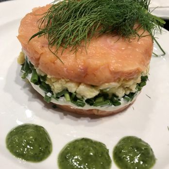 Bertrand - Salmon stacks - French Near Me - Pittsburgh, Pennsylvania