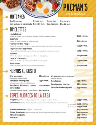 Menu photo 1 Pacman's Rosarito, BCN Menu photo 1 Pacman's Rosarito, BCN