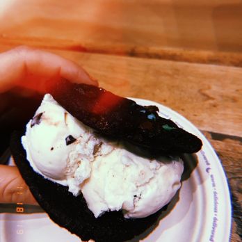 Insomnia Cookies - Double Chocolate Mint with Cookie Dough ice cream - Desserts Near Me - Ann Arbor, Michigan Insomnia Cookies - Double Chocolate Mint with Cookie Dough ice cream - Desserts Near Me - Ann Arbor, Michigan