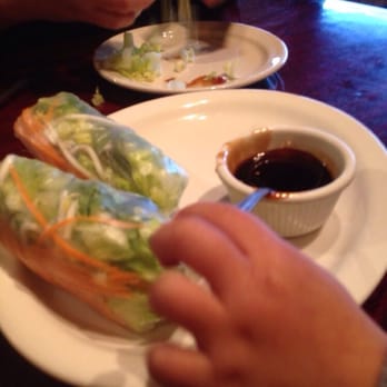 Thai Vegan - Spring rolls. Really big in diameter, a lot of lettuce and not a lot of flavor - Vegan Near Me - Albuquerque, New Mexico Thai Vegan - Spring rolls. Really big in diameter, a lot of lettuce and not a lot of flavor - Vegan Near Me - Albuquerque, New Mexico