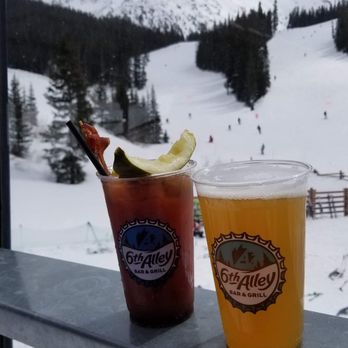 Arapahoe Basin Ski Area - Bloody with a beer back on the mountain. - Ski Resorts Near Me - Dillon, Colorado