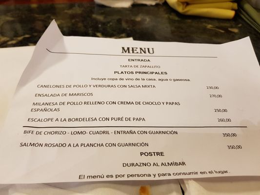 Menu photo 7 New Times Buenos Aires, C Menu photo 7 New Times Buenos Aires, C
