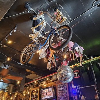 Jack Brown's Beer & Burger Joint - Roanoke - A strange decoration hanging from the ceiling of the restaurant. - American Near Me - Roanoke, Virginia