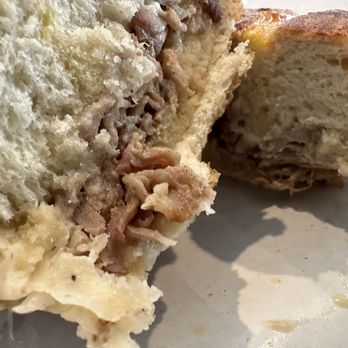 Full Belly Deli - Mill Street - White roll bread tri tip cheese steak. - Delis Near Me - Reno, Nevada