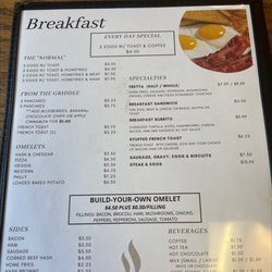 DJs Diner - Menu page 3