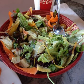 Custom Pie and Bar - My friends "Mixed Greens" salad. This was better than I expected!!! Def gonna come back for this!! - Pizza Near Me - Moorpark, California Custom Pie and Bar - My friends "Mixed Greens" salad. This was better than I expected!!! Def gonna come back for this!! - Pizza Near Me - Moorpark, California