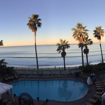 Pacific Terrace Hotel - Panoramic view outside the terrace - San Diego, CA