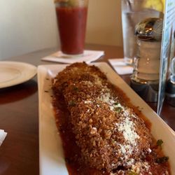Hagen's Club House Restaurant - Fried Mozzarella (on a bed of marinara)