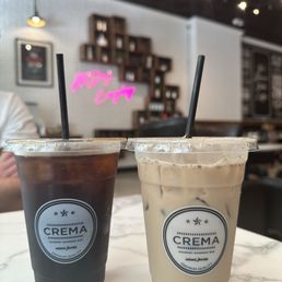 Chai Latte and Americano Chai Latte and Americano