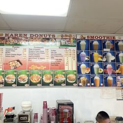 The menu