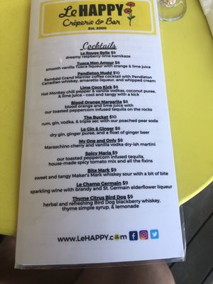 Menu photo 6 Le HAPPY Crêperie & Bar Sandy, OR