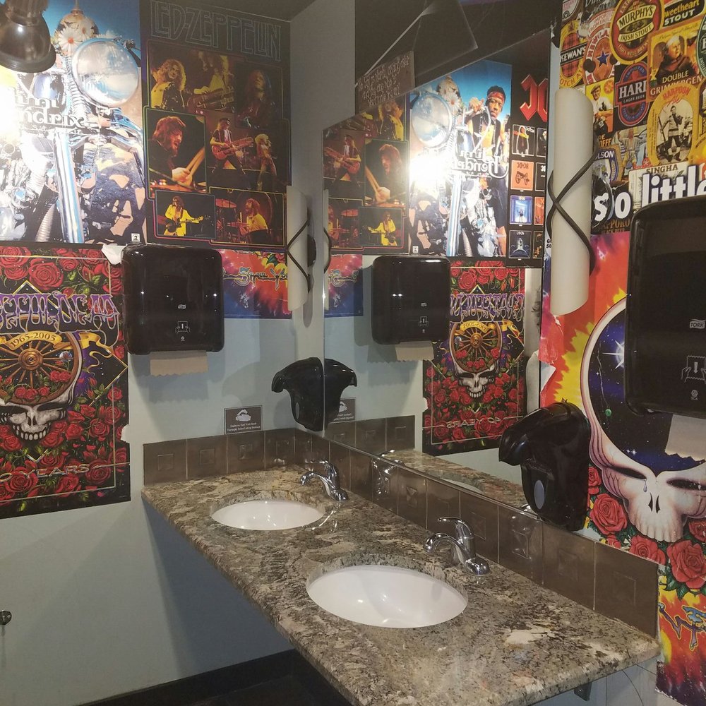 Carmellas Pizza Grill - Ladies Bathroom - Bars Near Me - Charlotte, North Carolina Carmellas Pizza Grill - Ladies Bathroom - Bars Near Me - Charlotte, North Carolina
