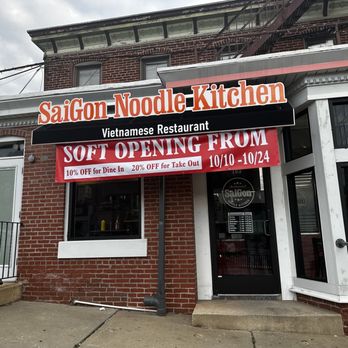 Saigon Noodle Kitchen - Front of restaurant - Vietnamese Near Me - Conshohocken, Pennsylvania