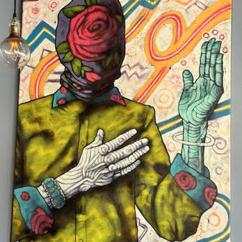 Black Sheep Cafe - Great art from dine artist - New American Near Me - Provo, Utah