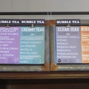Tiny Bubbles Tea Bar - Menu (1 of 1). Creamy teas, clear teas, iced teas. - Bubble Tea Near Me - Marietta, Georgia Tiny Bubbles Tea Bar - Menu (1 of 1). Creamy teas, clear teas, iced teas. - Bubble Tea Near Me - Marietta, Georgia