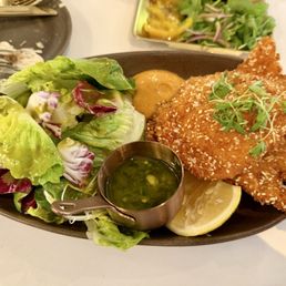 Chicken Schnitzel platter Chicken Schnitzel platter