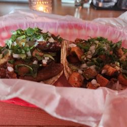 Taco Gordo - Tacos, al pastor and special sweet potato and jalapeño