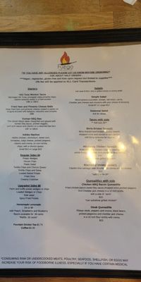 Menu photo 4 Fuego Waynesville, NC Menu photo 4 Fuego Waynesville, NC