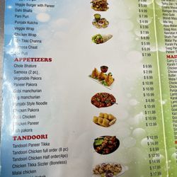Mother India Cuisine - Menu as of October 2024
