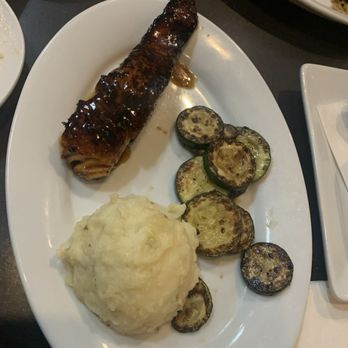 Ruby Tuesday - Hickory Bourbon Salmon so small that I was shocked - Burgers Near Me - Clemson, South Carolina