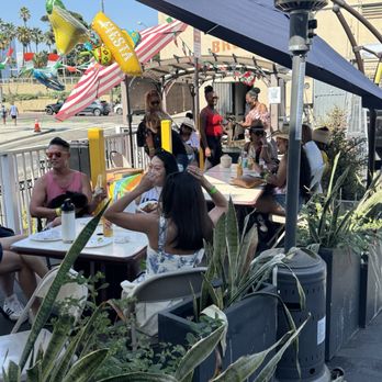 Bruno's - No room to sit. The other seats are for "customers only". - Italian Near Me - Santa Monica, California