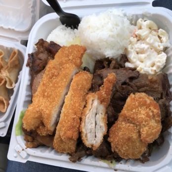 Ono Hawaiian BBQ - Crab Rangoon and BBQ & Katsu Mix - Barbeque Near Me - Fresno, California Ono Hawaiian BBQ - Crab Rangoon and BBQ & Katsu Mix - Barbeque Near Me - Fresno, California