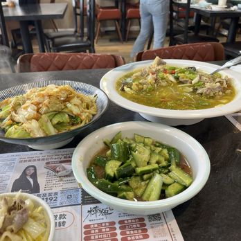 Spicy And Tasty - Cold cucumbers, wok cabbage, and golden soup fatty beef - Chinese Near Me - San Gabriel, California Spicy And Tasty - Cold cucumbers, wok cabbage, and golden soup fatty beef - Chinese Near Me - San Gabriel, California