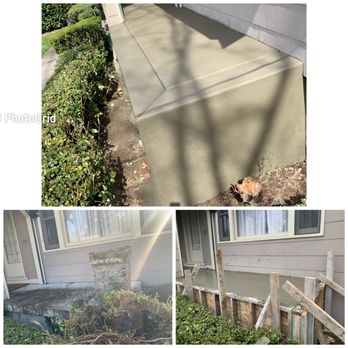 H2Oregon Concrete - New front concrete porch restored. - Masonry/Concrete Near Me H2Oregon Concrete - New front concrete porch restored. - Masonry/Concrete Near Me