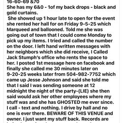 Jesse's Events - A screenshot from Facebook.