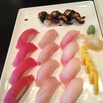 Sake House - Tuna, yellow tail, red snapper and eel were awesome! - Japanese Near Me - Watertown, Wisconsin