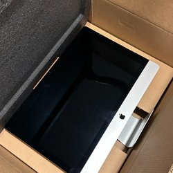Shipsurance - Before the item was shipped. Box provided by Apple. Custom made for shipping these types of items.