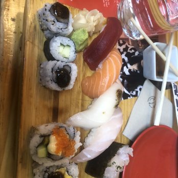 Yokaloka - 10 piece chefs choice sushi lunch special- fresh and delicious - Sushi Bars Near Me - Madrid, M Yokaloka - 10 piece chefs choice sushi lunch special- fresh and delicious - Sushi Bars Near Me - Madrid, M