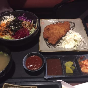 Miso - combo - pork Katsu with beef bimbim rice - Japanese Near Me - Annandale, Virginia Miso - combo - pork Katsu with beef bimbim rice - Japanese Near Me - Annandale, Virginia