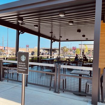 Starbucks - Outdoor seating - Coffee & Tea Near Me - Orange, Texas Starbucks - Outdoor seating - Coffee & Tea Near Me - Orange, Texas