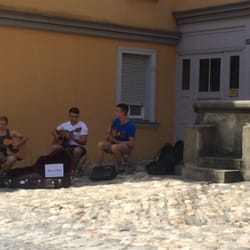 Rudolstadt - Roots Folk Weltmusik - Gitarrenensemble in der Innenstadt