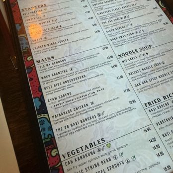 Simpang Venice - Menu - Indonesian Near Me - Venice, California