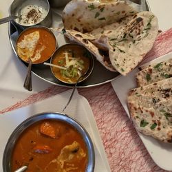 Taj Mahal - Butter chicken and thali