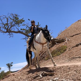 Ruby's Horseback Adventures - Me on "blue duck" - Horseback Riding Near Me - Bryce Canyon City, Utah Ruby's Horseback Adventures - Me on "blue duck" - Horseback Riding Near Me - Bryce Canyon City, Utah