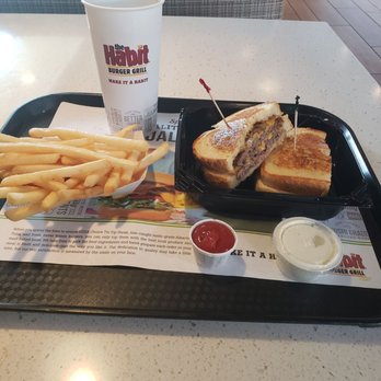 Habit Burger & Grill - Double Char burger combo "patty melt style " - Burgers Near Me - Phoenix, Arizona Habit Burger & Grill - Double Char burger combo "patty melt style " - Burgers Near Me - Phoenix, Arizona