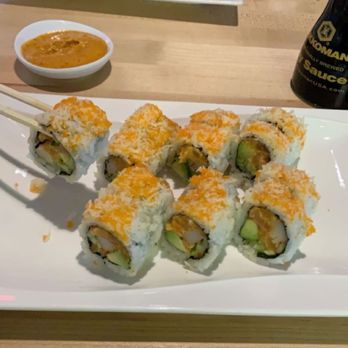 eSushi - Pop-Pop Up Roll with Spicy Mayo Sauce - Japanese Near Me - Mt Prospect, Illinois eSushi - Pop-Pop Up Roll with Spicy Mayo Sauce - Japanese Near Me - Mt Prospect, Illinois