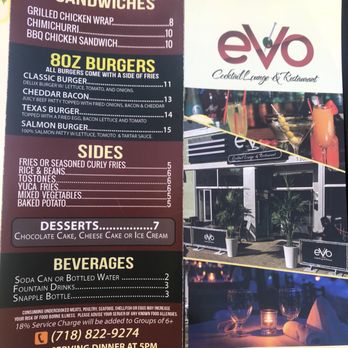 Evo Cocktail Lounge & Restaurant - Cocktail Bars Near Me - Bronx, New York Evo Cocktail Lounge & Restaurant - Cocktail Bars Near Me - Bronx, New York